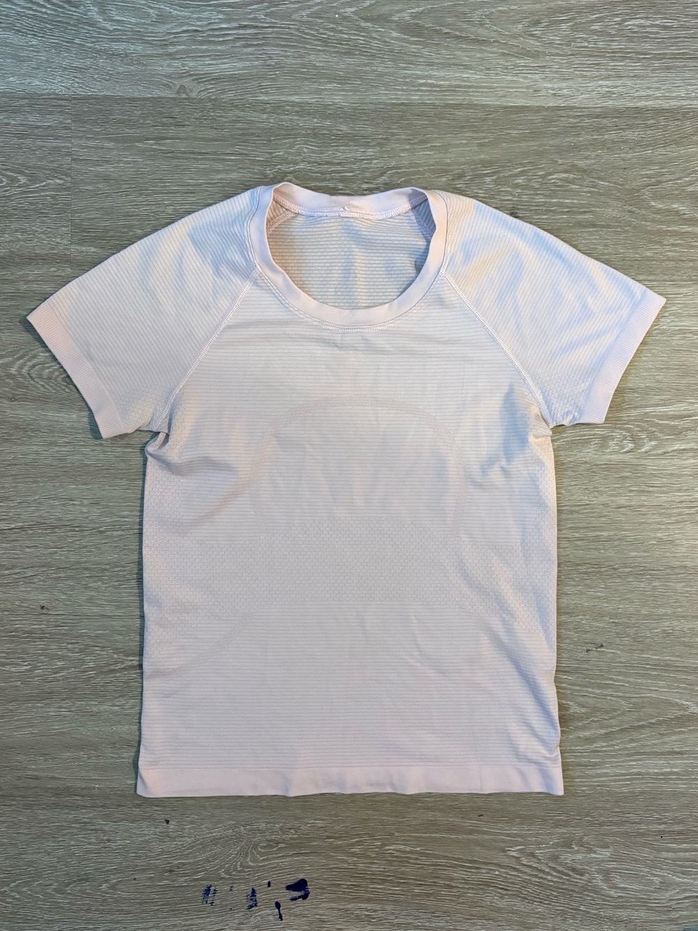 lululemon athletica Light Pink Short Sleeve Crew Tee